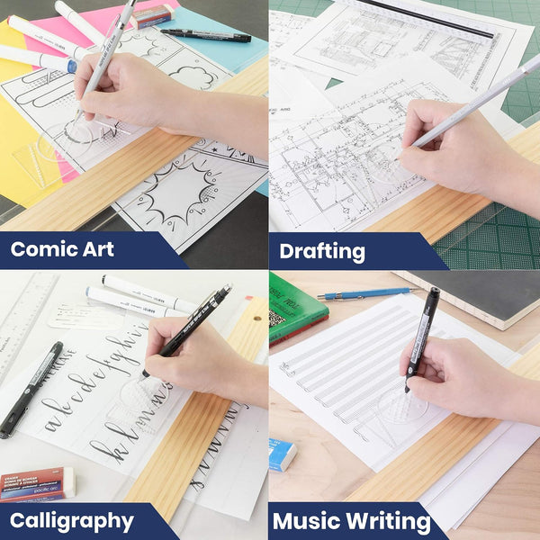 Pacific Arc Ames Lettering Guide for Lettering, Writing, Architecture, and Drawing Single