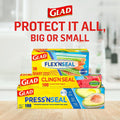 Glad Cling N Seal Plastic Wrap for Food, Airtight Seal, 300 Square Foot Roll (Pack of 4) 300 Sq Ft (Pack of 4)