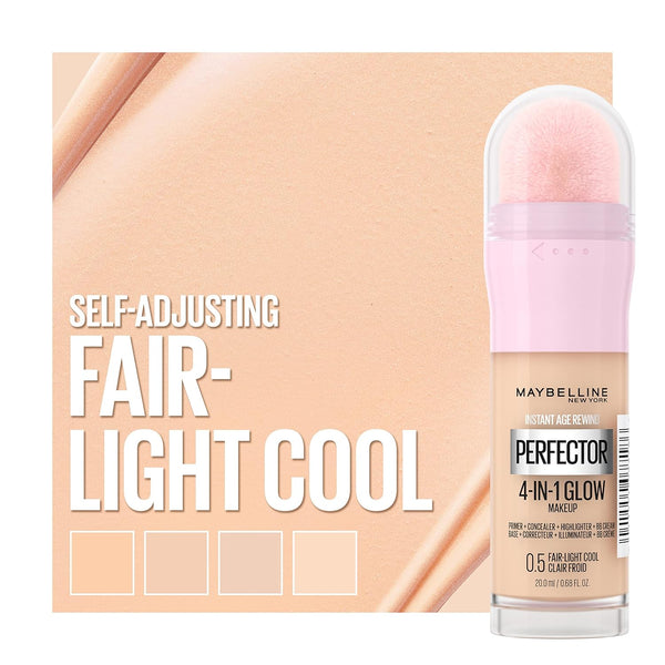 Maybelline New York Instant Age Rewind Instant Perfector 4-In-1 Glow Makeup, Light
