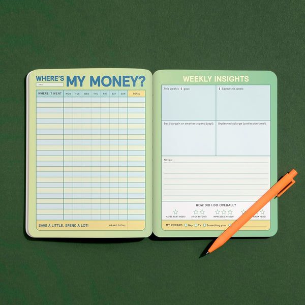 Knock Knock Where'S My Money Habit Tracker Journal: a Guided Weekly Spending Tracker & Helpful Habit Builder