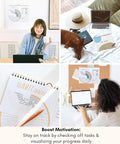 Lamare Habit Tracker Calendar Ã¢ÂÂ Premium Daily Habit Tracker Journal and Goal Board, Workout Motivation & Productivity Tool