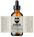 Bella Terra Oils - Beard Oil 4oz - Crafted with Genuine Natural Natural Vitamin E, Natural Jojoba & Argan, Classic Anti-Friz Formula, Elevating