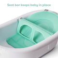 Frida Baby 4-in-1 Grow-with-Me Baby Bathtub, Baby Tub for Newborns to Toddler with Removable Bath Seat & Backrest for Bath Support in Tub Bath Tub