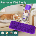Reusable Mop Pads Compatible with Swiffer Power Mop,Power Mop Pads Refill Pads Washable 15.3 * 5.1 Inch, Microfiber Replacement Pad for