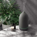 Aromatherapy Essential Oil Diffuser,9 Colors Mood Light,4 Timer Stone Diffuser Living Room(Grey)