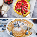 【2 Pack】 Small Metal Spatula Set, Mini Stainless Steel Serving Spatulas for Kitchen Use, Ideal for Flipping Pancake, Brownie, Cookie, Cake, Egg –