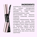 HEROINE MAKE by KISSME Volumizing Eyemakeup Mascara with Waterproof Black Curvy Brush, Defining Fiber Long-Lasting False Eyelash Effect, Made in Japan