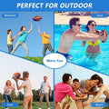 Jasonwell Waterproof Football Pool Toys - Strong Grip Soft Football for All-Weather Play Pool Games Beach Toys Water Footballs Outdoor Sports Toy