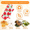 Reusable Beeswax Wrap, 11 Pack Eco-Friendly Beeswax Wraps for Food, Organic, Sustainable, Biodegradable, Zero Waste, Plastic-Free Food Storage, 1L