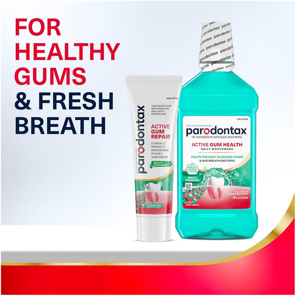 Parodontax Active Gum Repair Breath Freshener Toothpaste, 3X3.4 Oz