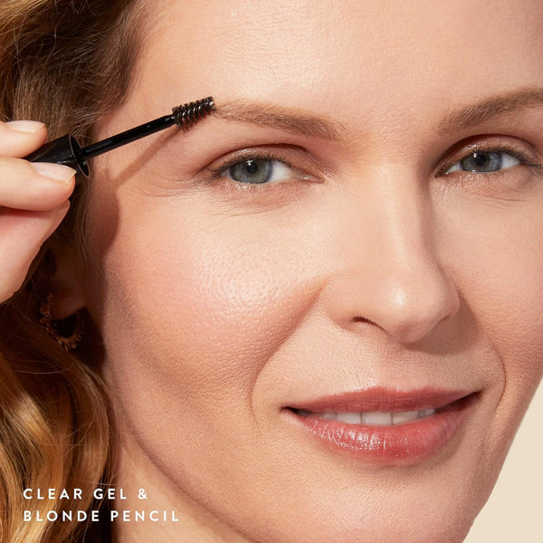 LAURA GELLER NEW YORK Sculpt-N-Stay Waterproof Brow Pencil & Gel- Blonde