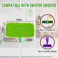 Reusable Microfiber Mop Pads Washable Wet Pads Compatible with Swiffer Sweeper Refills Pads for Wet & Dry Sweeping Cloths Mop Head Replacement for