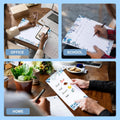 Weekly Planner Notepad Tear off Set of 2 Weekly Calendar Pad 52 Undated to Do List Notepad Sheets Desk Planner Planning Pads Productivity Tracker