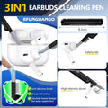 RFUNGUANGO for Airpods Pro 2Nd Gen Protective Case with Cleaning Kit, Military Hard Case with Lock for Airpod Gen 2 Charging Case 2023, 2022, Black