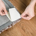 Home Techpro Rug Pads Grippers, 12 PCS Non Slip Washable Grippers for Rug, “Vacuum TECH” - New Materials to Anti Curling Rug Pad : Keep Your Rug