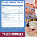Night Time Fat Burner Gummies, Sleep Support & Weight Loss Supplement | Slimming Hunger Suppressant & Metabolism Booster, Shred Belly Fat While