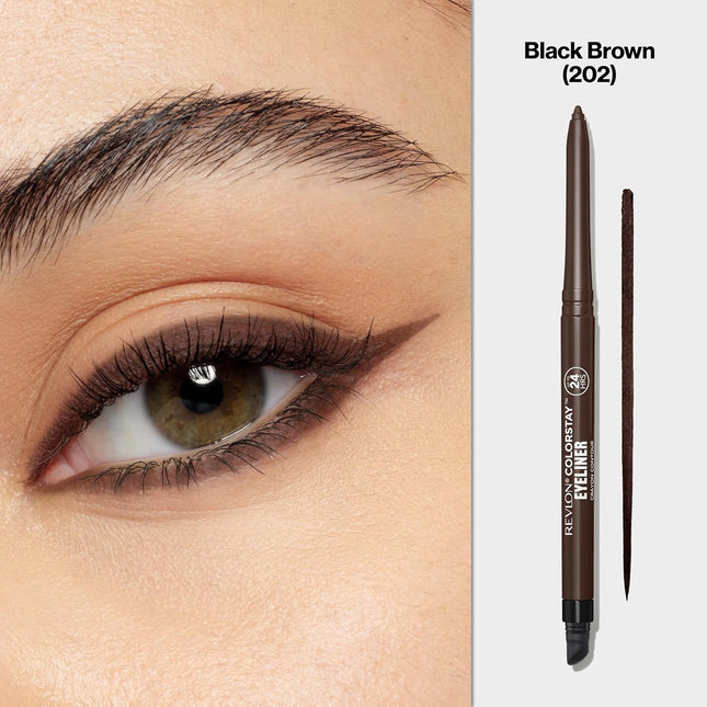 Revlon Colorstay Pencil Waterproof Eyeliner, Smudge-Proof, Eye Makeup with Built
