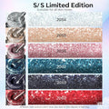 modelones Glitter Gel Nail Polish Set, 6 Colors Fall Winter Shimmer Sparkle B 4-Glitter Gala