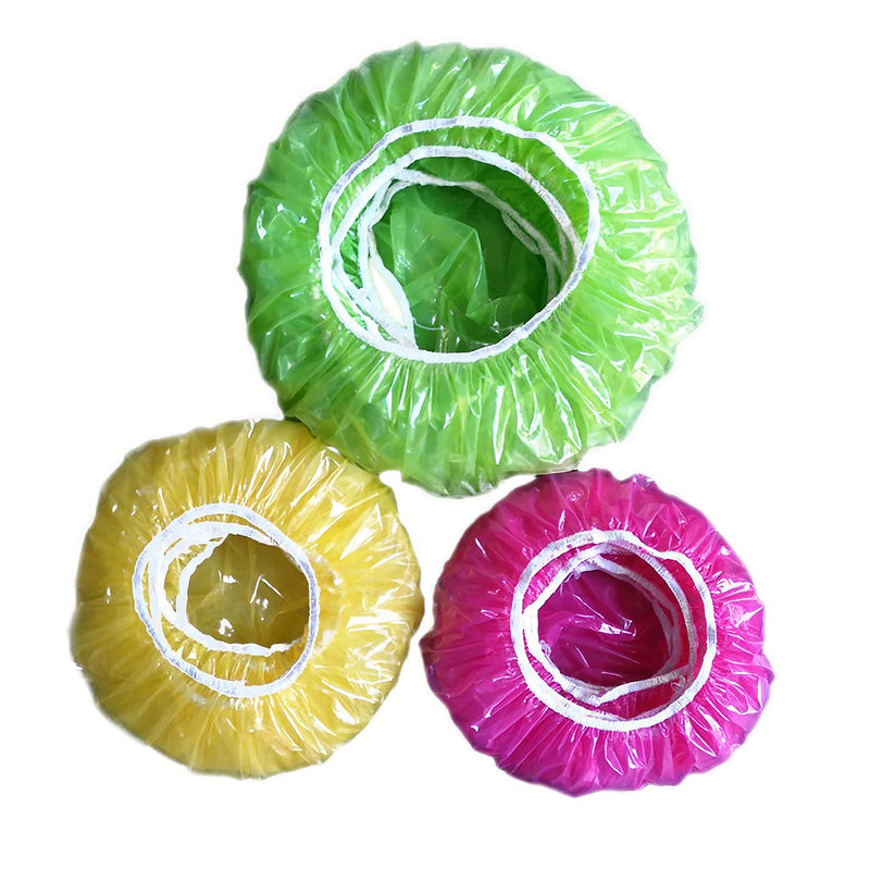 60 Pcs Reusable Elastic Food Bowl Covers 3 Sizes BPA Free for Kitchen