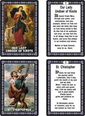 ESNOY Catholic Prayer Cards, Prayer Cards Catholic Saints Set of 10 Holy Prayer Cards, Catholic Religious Gifts for Women, Men, Mother, Father,
