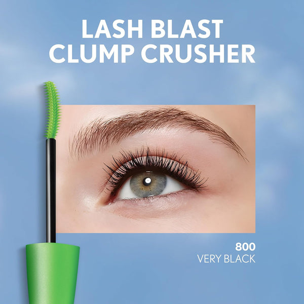 COVERGIRL Clump Crusher Water Resistant Mascara, Very Black, 0.44 Fl Oz, Volume Mascara, Clump-Free Lengthening Formula, Double-Sided Fine Tooth