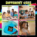 ZMLM Rainbow Scratch Paper Art Crafts Mini Notes Kids Gifts 4 5 6 7 8 9 10 Years Old Girls Boys Students Teens Classroom Prizes Supplies School