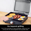 Ninja Griddle and Indoor Grill, 14’’, Electric Grill, For Steak, Burgers, Salmon, Veggies, and More, Pancake Griddle, Nonstick, Dishwasher Safe,