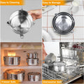 Premium Stainless Steel Food Storage Containers 304 Grade the Original Leak-Proof, Airtight, Smell-Proof - Perfect for Camping Trips, Lunches,