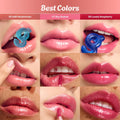 COLORGRAM FRUITY GLASS TINT MINI SET 03 COOL BEST SET | Moisturizing & Long Lasting Korean Lip Stain Tint | Stocking Stuffer, Gifts for Women and
