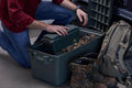 Plano Element-Prooof Field/Ammo Box Small Compact O.D. Green Field Box No Tray