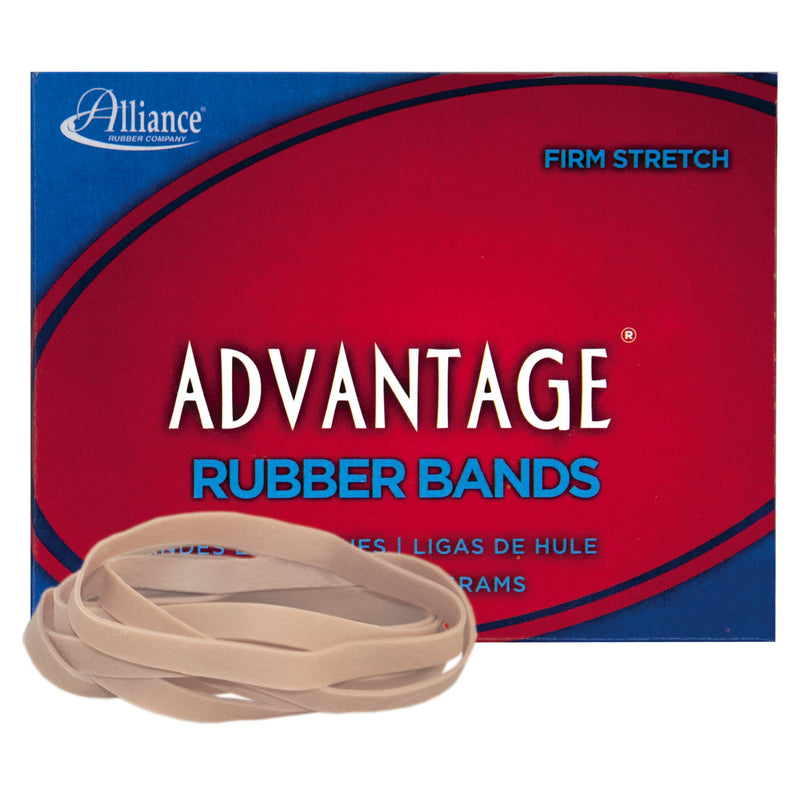Alliance Rubber 26649 Advantage Rubber Bands Size #64, 1/4 lb Box Contains Approx. 80 Bands (3 1/2" x 1/4", Natural Crepe) Beige Beige 1/4 Pound 3