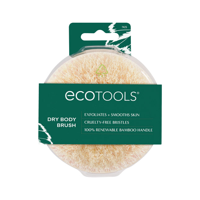Ecotools Dry Body Brush, Cruelty-Free Bristles Exfoliate & Smooth Skin, Dry Brus
