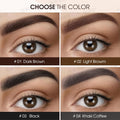 2 Pack Eyebrow Pencil, Waterproof Eyebrow Makeup with Dual Ends, Professional Brow Enhancing Kit with Eyebrow Brush (Dark Brown #1)