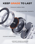 A2C Alloy Magnetic Golf Cart Phone Holder, Unique Golf Accessories for Men | Golf Gift for Men Dad Father Husband Women Golfers, Golf Accessories