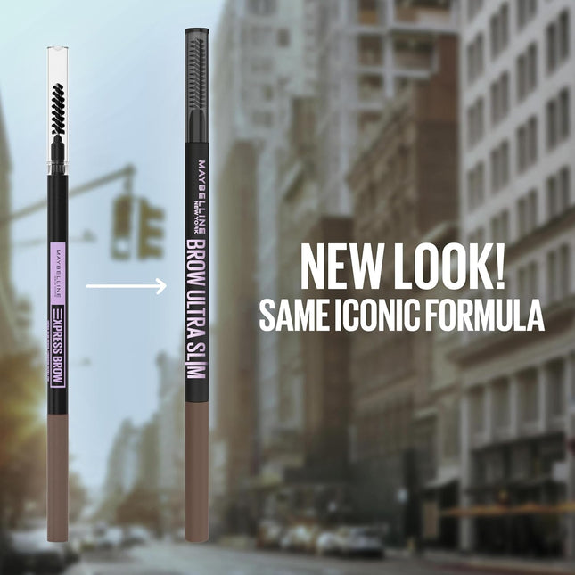 Maybelline Express Brow Ultra Slim Eyebrow Makeup, Brow Pencil with Precision Ti