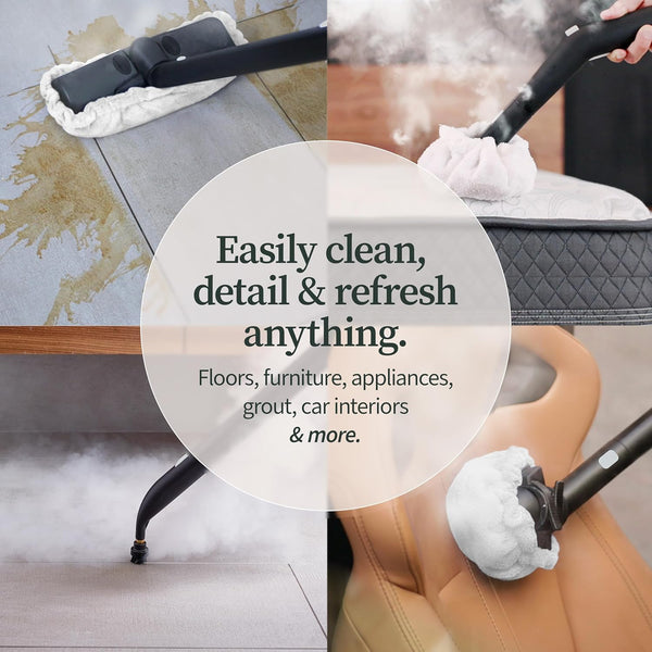 Dupray Neat Steam Cleaner for Home Essential Pack | Powerful Multipurpose Steamer | Chemical-free cleaning for floor, car, wall, grout & kitchen |