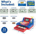 Learning Resources Pretend & Play Teaching Cash Register, 73 Piece Set, Ages 3+, Talking Register, Counting Activities, Money Management