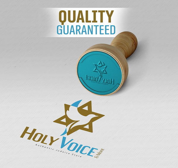 Holy Voice Kosher Ram Shofar Horn from Israel 14"-16" Traditional Half Polished, Holy Land Ancient Jewish Musical Instrument, Smooth Mouthpiece