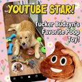 Funny Plush Poop Toy with 7 Fart Sounds - Hilarious Farting Poop Stuffy for Kids & Teens - Great As A Dog Toy with Soft Squishy Build - Fun Gag