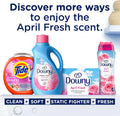Downy Fabric Softener Liquid, April Fresh Scent, 140 Fl Oz, 190 Loads, HE Compatible, Downy Fabric Softener, Liquid Fabric Softener, Laundry