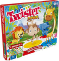 Hasbro Gaming Twister Junior Game, Animal Adventure 2-Sided Mat, 2 Games in 1, Party Game for Kids Ages 3 and Up and 2-4 Players (Amazon Exclusive)