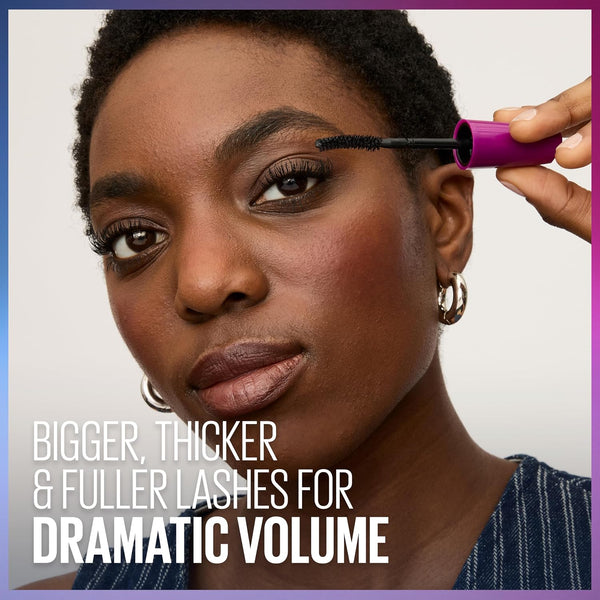 Maybelline Volum' Express the Falsies Waterproof Mascara, Volumizing and Separating Make up Formula, Very Black, 1 Count