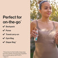 The Honest Company Plant-Based Hand Sanitizer Spray | Kills 99.9% of Germs | Hypoallergenic, Quick-Drying + Moisturizing | Fragrance Free, 2 Fl Oz