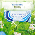 BERGMAN KELLY - Hotel Soap Bars - White Tea, 0.5 oz, 100 PK - Travel Size Luxury Bulk Amenities Bar Soap - Mini Individually Wrapped Rectangular