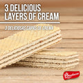 Bauducco Vanilla Wafers - Crispy Wafer Cookies With 3 Delicious, Indulgent, Decadent Layers of Vanilla Flavored Cream - Delicious Sweet Snack or