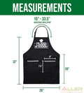 ALLER HOME&KITCHEN Funny Apron for Men, 2 Large Pockets One Size Fits All Chef Apron for Grilling, Cooking, BBQ Accessories Mr. Good Looking is