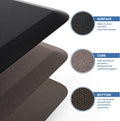 Kitchenclouds Kitchen Mat Cushioned anti Fatigue Rug 17.3"X28" Waterproof, Non Slip, Standing and Comfort Desk/Floor Mats for House Sink Office