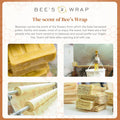 Bee'S Wrap Beeswax Wraps for Food - Honeycomb Cut to Size Wax Paper Roll - Made in USA Reusable Waxed Paper & Bowl Covers - Organic & Eco-Friendly
