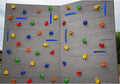 Rainbow Craft DIY Monkey Rock Climbing Holds for Kids - Wall Climbing Rocks of 20pc Rock Wall Holds, 2pc Handles & 1pc 8ft Knotted Climbing Rope -
