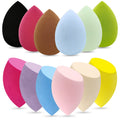 12 Pieces Professional Makeup Sponge Set,Latex Free Flawless Soft Setting Face Puffs,Multicolor Beauty Sponge Blender Cosmetic Applicator for
